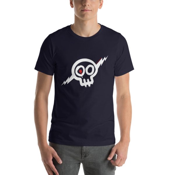 White Skull T-Shirt, Unisex - Image 7