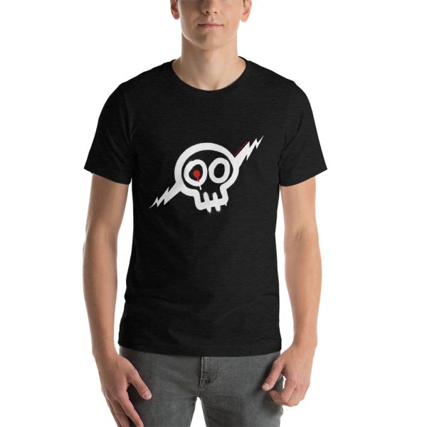 White Skull T-Shirt, Unisex - Image 2