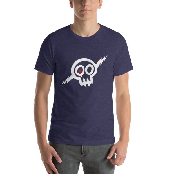 White Skull T-Shirt, Unisex - Image 6